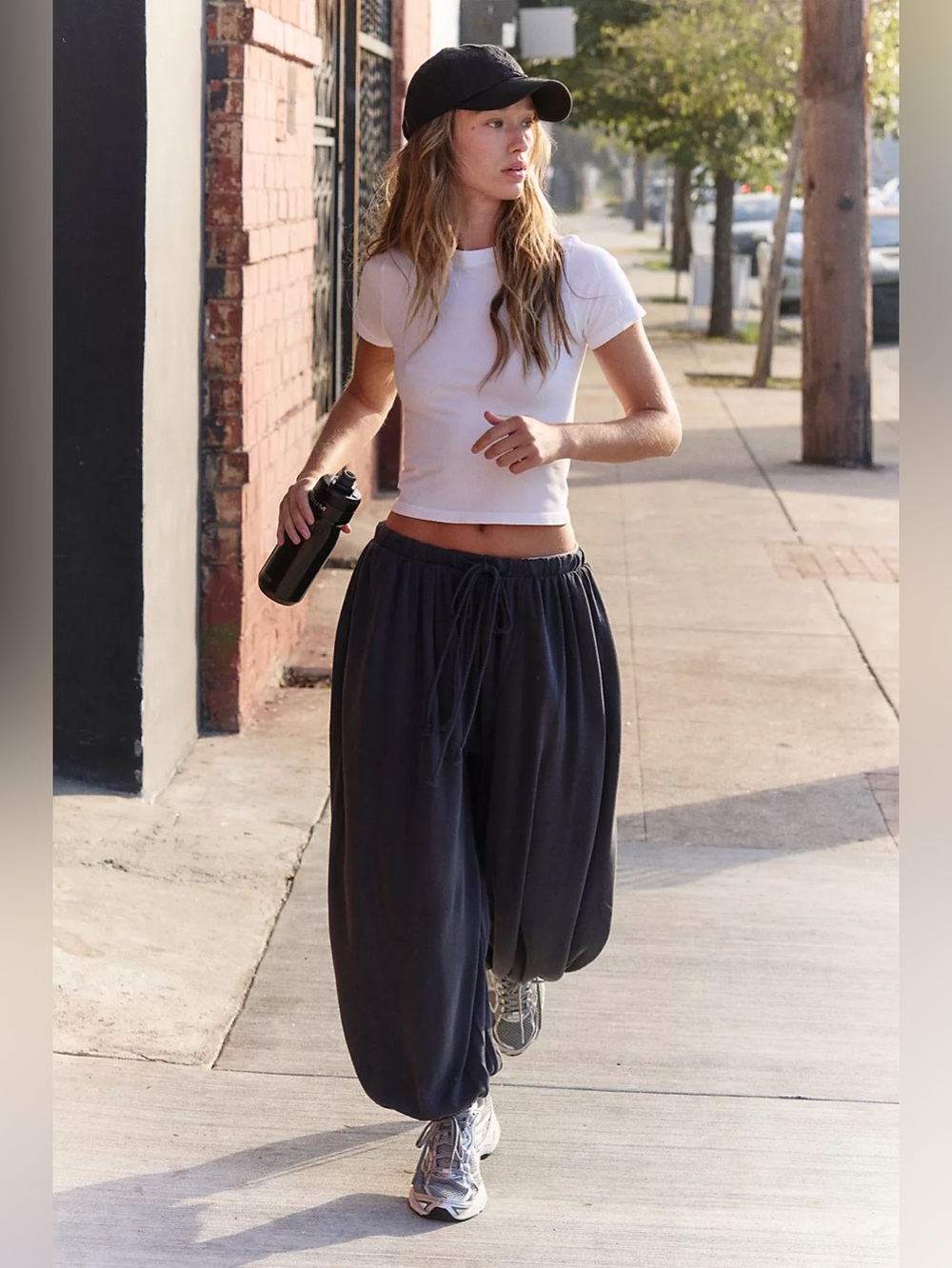 NWT FREE PEOPLE MOVEMENT Momentum Balloon Pants | Black MSRP $128 CURRENT Size S